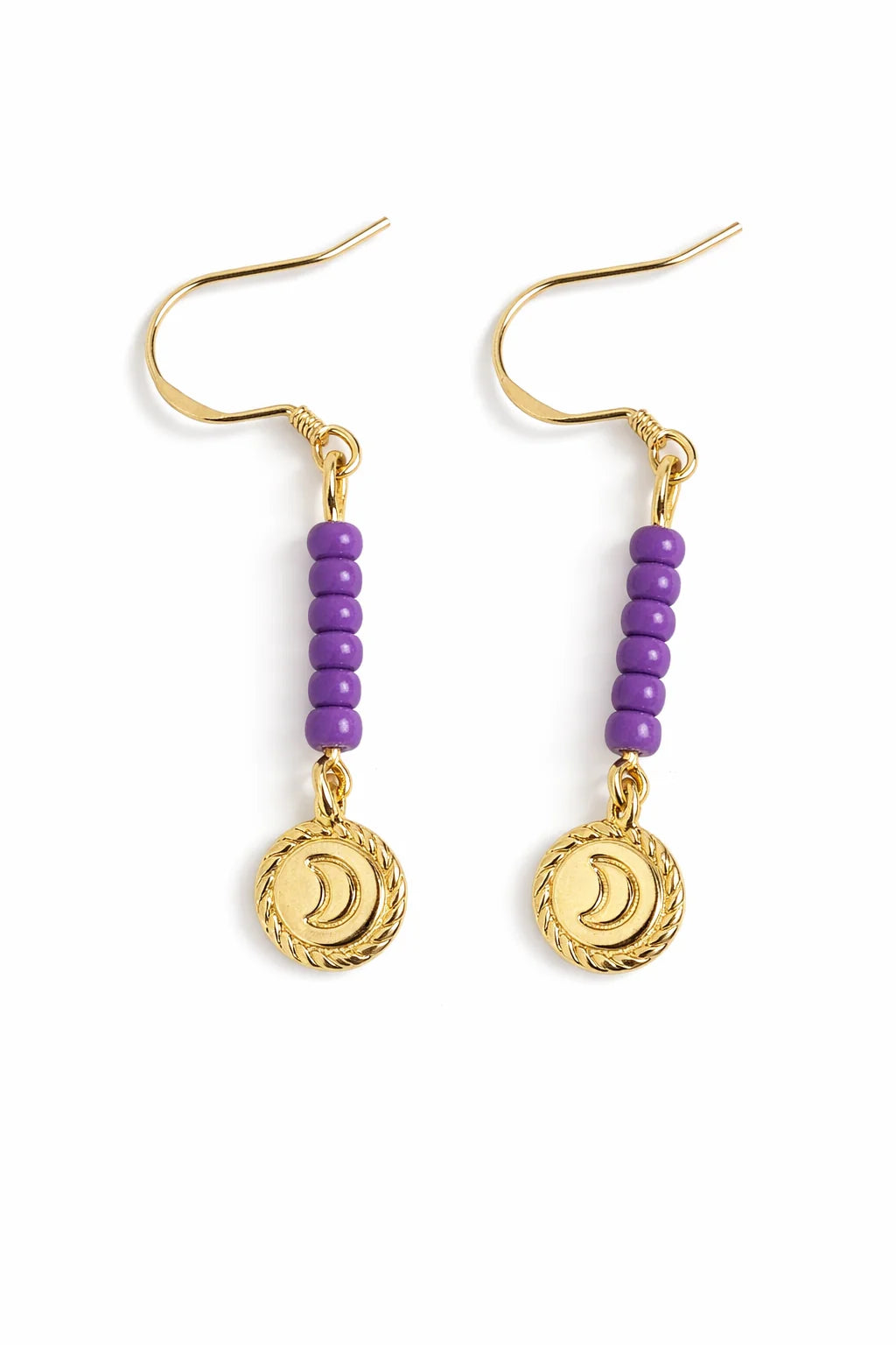 PENDIENTES LUNA (4 COLORES)
