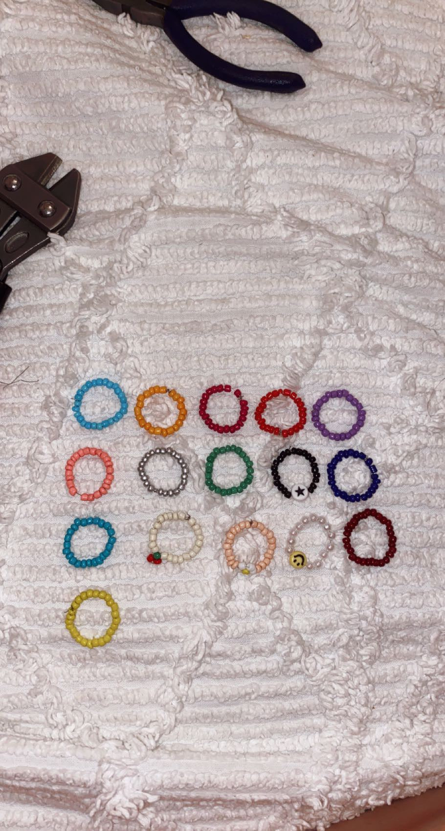 anillos de colores